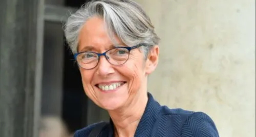La ministre des Transports dans l'Aube ce vendredi.