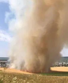 Violent incendie près d'Epernay