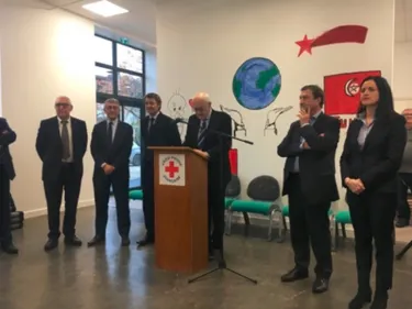 Nouvel accueil de jour de la Croix Rouge à Troyes.