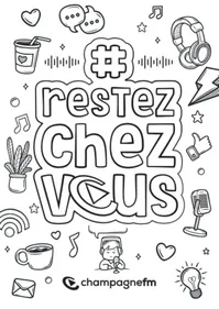 Champagne FM propose un dessin à colorier spécial confinement