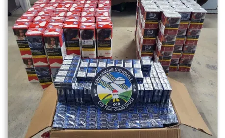 Les gendarmes ne mégottent pas avec la contrebande