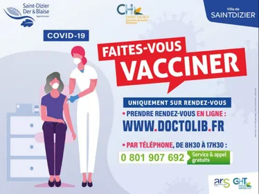 Un centre de vaccination à Saint-Dizier