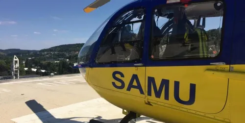 Un motard héliporté vers le CHU de Reims