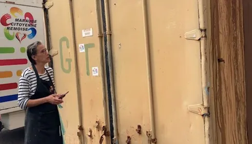 Un container pour loger un sans-abris