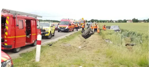 Collision entre deux voitures