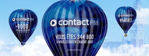 Vous êtes 344 800 à écouter Contact FM chaque jour !