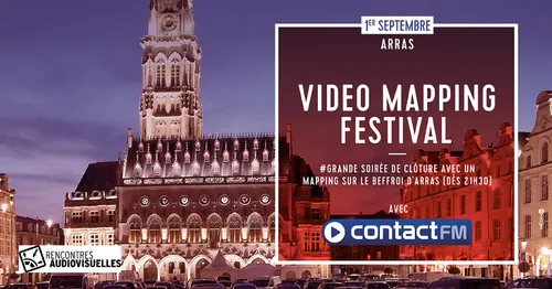 Clôture du Vidéo Mapping Festival avec Contact FM
