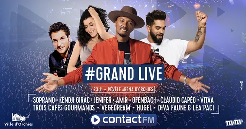#GRAND LIVE CONTACT FM A ORCHIES