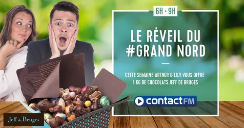 CETTE SEMAINE LE RÉVEIL DU GRAND NORD VOUS OFFRE 1KG DE CHOCOLATS...