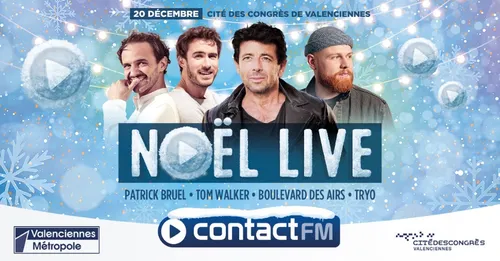 LE NOËL LIVE CONTACT FM A VALENCIENNES