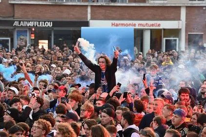 Enfin Dunkerque a pu fêter la montée en Ligue 2