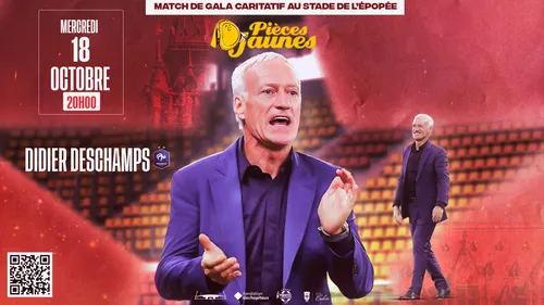 Didier Deschamps va venir jouer à Calais !