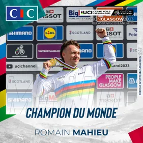 Le Steenwerckois Romain Mahieu champion du Monde de BMX