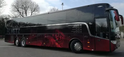 Le FC Metz présente son nouveau car