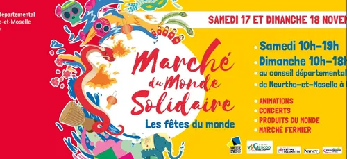 Marché du monde solidaire à Nancy