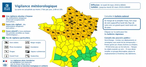 Attention aux vents violents aujourd'hui en Lorraine