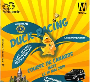 Metz : une course de canard (en plastique) pour la bonne cause