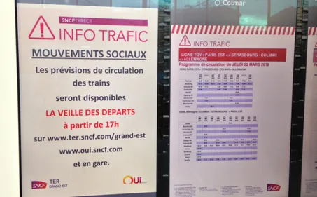 GRÈVE | Les prévisions de circulation des trains en Alsace ce jeudi...