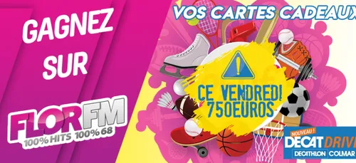 GAGNEZ VOS CARTES CADEAUX DECATHLON COLMAR