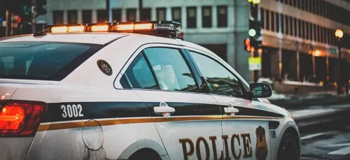 Une femme réagit de manière très coquine à son arrestation par la...