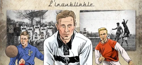 Un Angevin a réalisé une bande dessinée consacrée au footballeur...