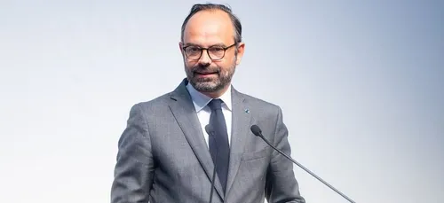 Le Premier ministre Edouard Philippe en déplacement dans le...