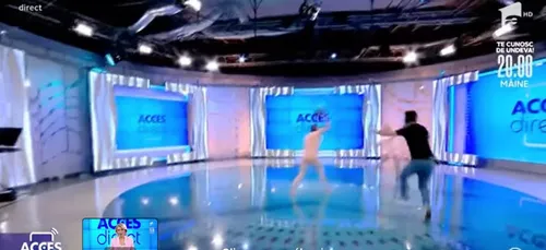 « Rends l’argent ! » : une femme nue débarque sur un plateau et...