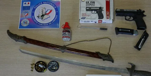 Limoges : il tente de s’enfuir en visant les policiers avec une arme