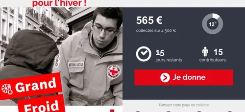 Vienne : la Croix-Rouge lance une cagnotte pour acheter des duvets
