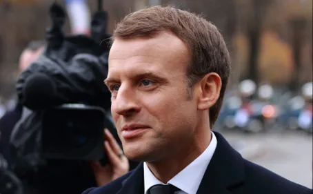 Emmanuel Macron au Festival International de la BD à Angoulême