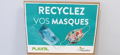 Meudon recycle vos masques usagés en fourniture scolaire