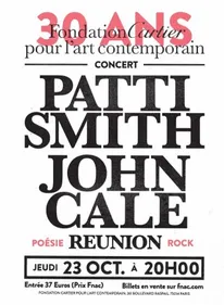 Patti Smith et John Cale réunis pour les 30 ans de la Fondation...