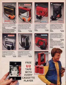 1 Walkman acheté, 1 cassette de U2 offerte