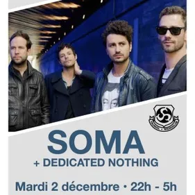 Soma + Dedicated Nothing : aftershow au Truskel le 2 décembre 2014
