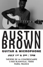 Austin Brown en concert pour la première fois à Paris