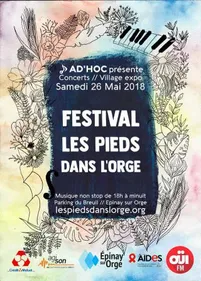 Festival Les Pieds Dans L'Orge, le 26 mai 2018 avec OUI FM