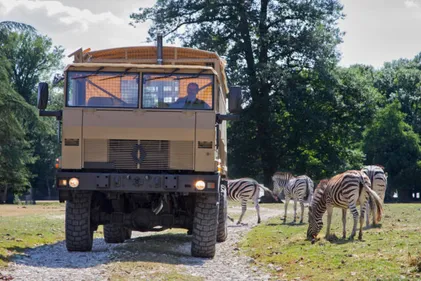 Partez à la découverte du Zoo Safari de Thoiry : camion brousse et...