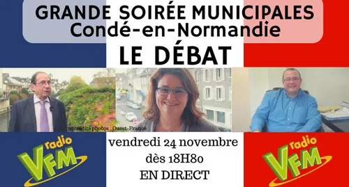 Condé-en-Normandie : le débat des municipales ce vendredi