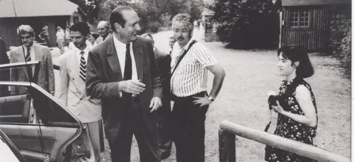 Jacques Chirac était venu à la Souleuvre et à Vire !