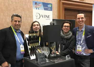 La « Nespresso du vin », inventée par des Nantais, primée à Las...
