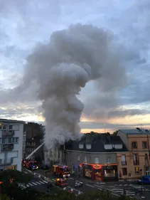 Incendie à Nantes quartier Mangin : une dizaine de personnes évacuée