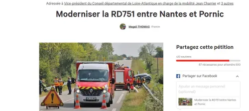 Une pétition réclame une quatre voies entre Nantes et Pornic