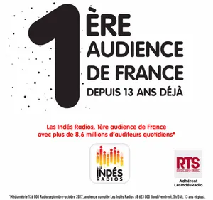 RTS et les Indés Radio, première audience radio en France.