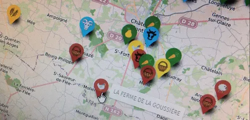 Dans le sud Mayenne, une carte interactive des producteurs locaux