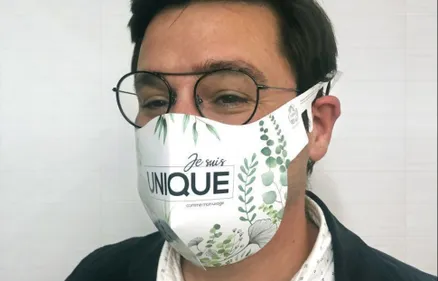 Des masques en papier recyclable fabriqués à Château-Gontier