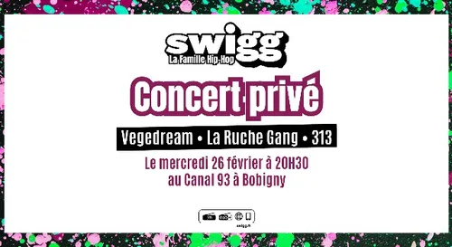 Gagne tes places pour le nouveau concert privé SWIGG !
