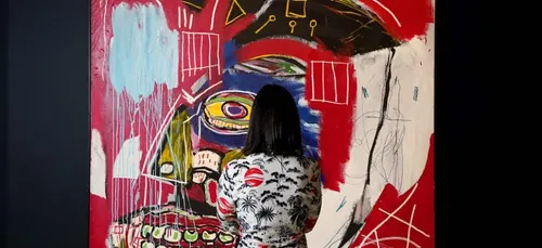 Un tableau de Jean-Michel Basquiat part aux enchères à 93 millions...