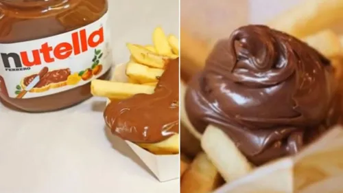 Qui veut tester les frites au Nutella ?