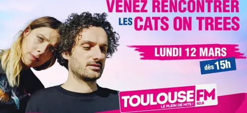 Rencontrez les Cats on trees dans le studio Toulouse FM