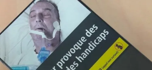 Affreux ! Son père apparait mourant sur les paquets de cigarettes,...